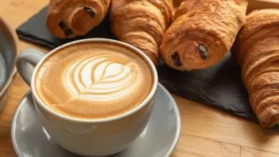 coffee and pastry